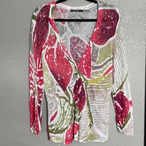 NIC+ZOE v-neck knit cardigan